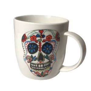 NWOT Skeleton Face Print Coffee Tea Mug X Your Tea